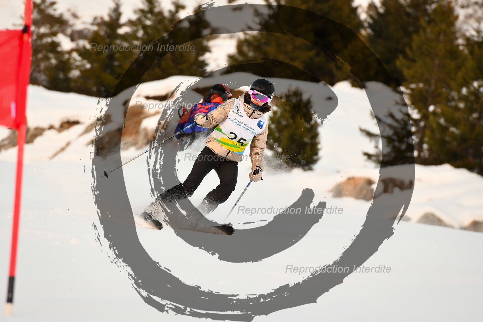 fleche Vaujany ESF Montfrais