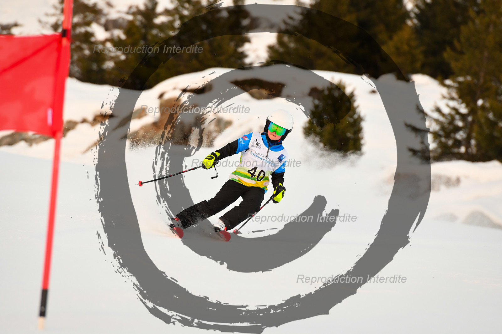 fleche Vaujany ESF Montfrais