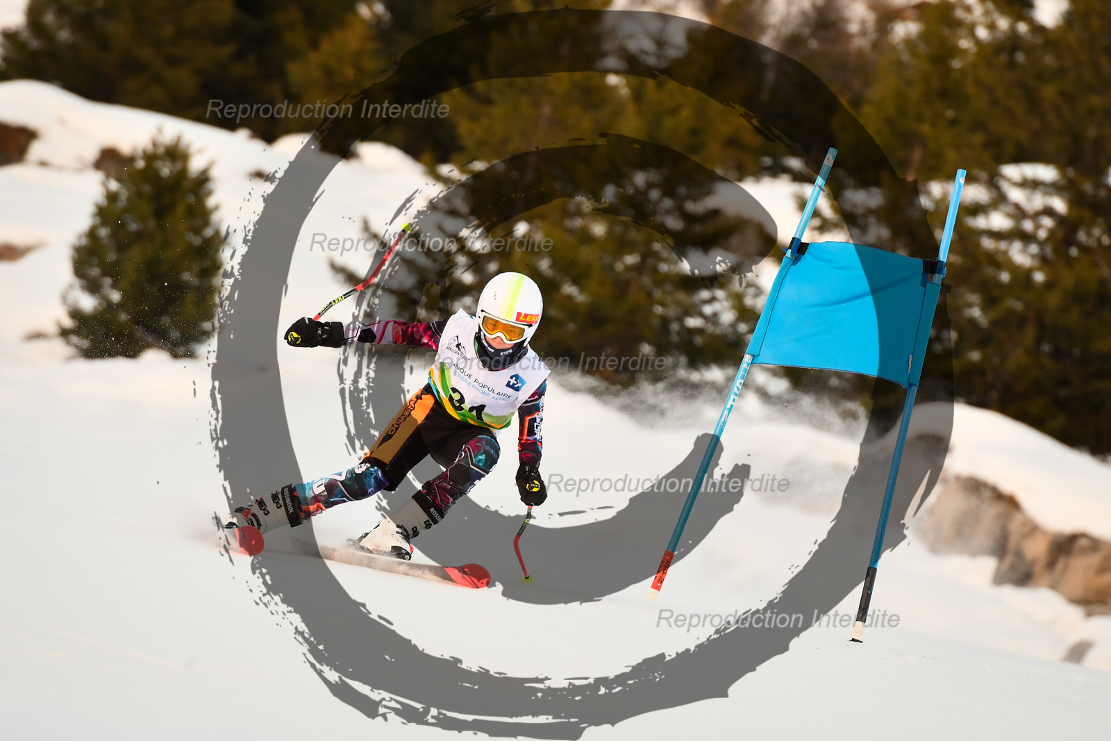 fleche Vaujany ESF Montfrais