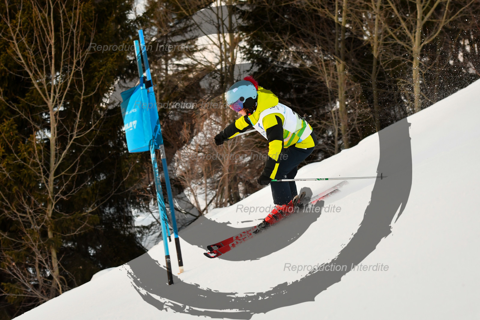 fleche Vaujany ESF Montfrais