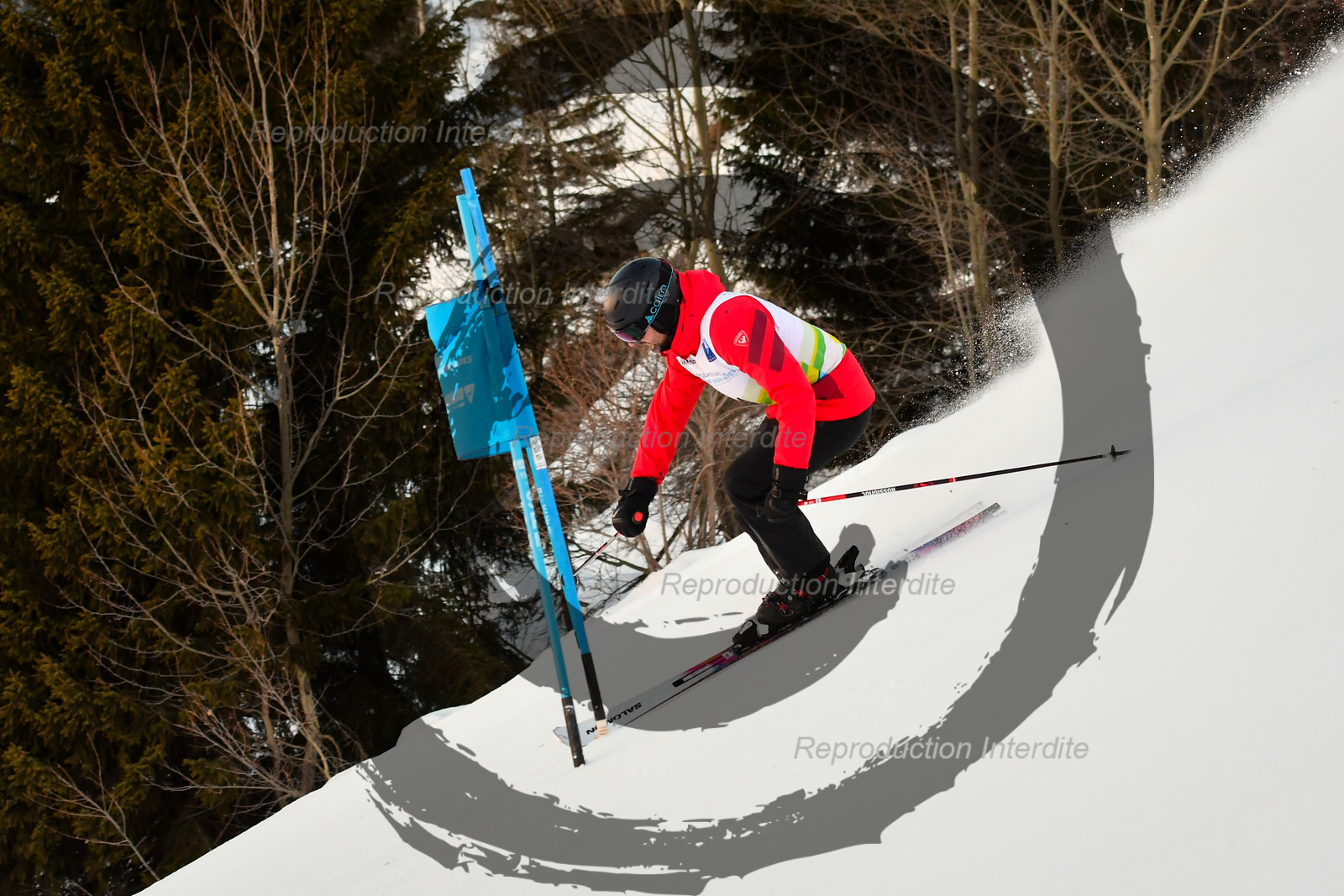 fleche Vaujany ESF Montfrais