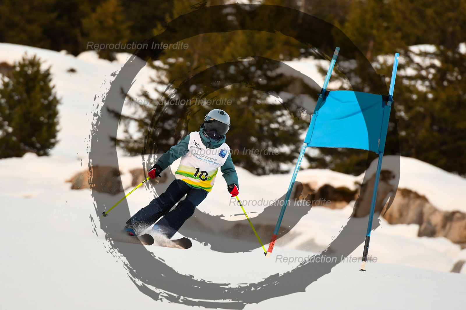 fleche Vaujany ESF Montfrais