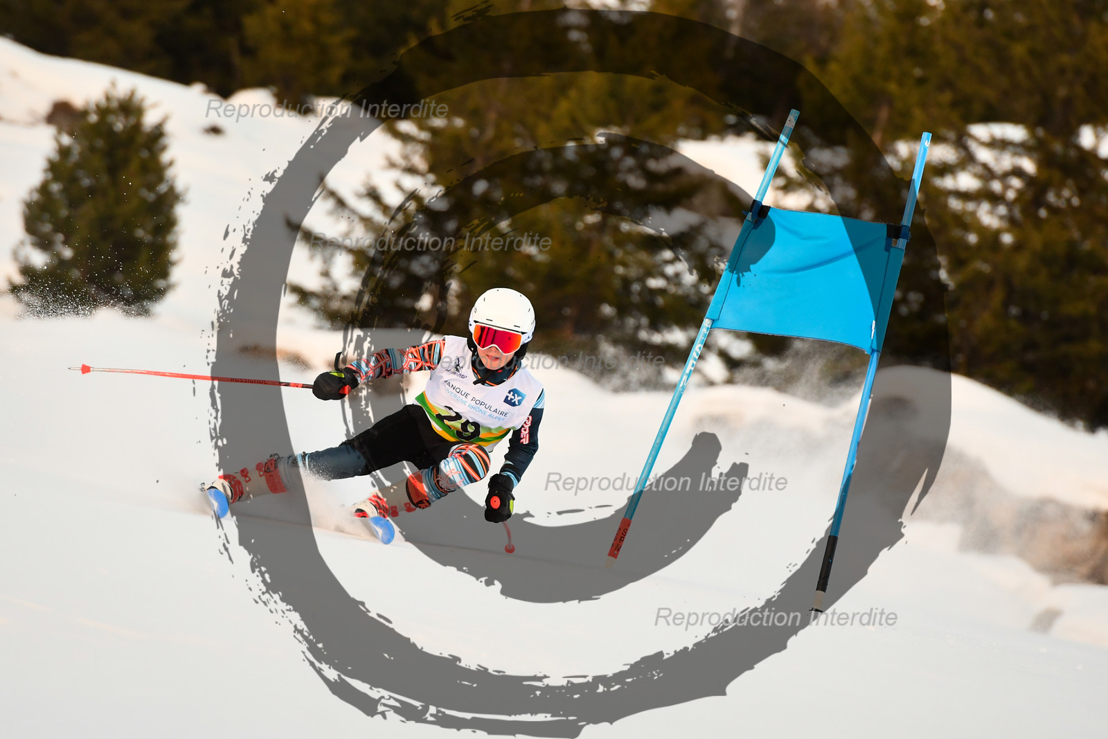 fleche Vaujany ESF Montfrais