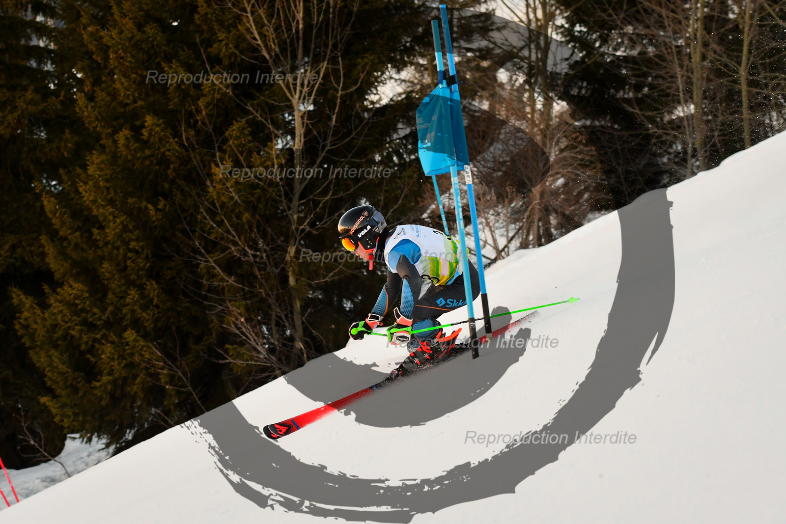 fleche Vaujany ESF Montfrais