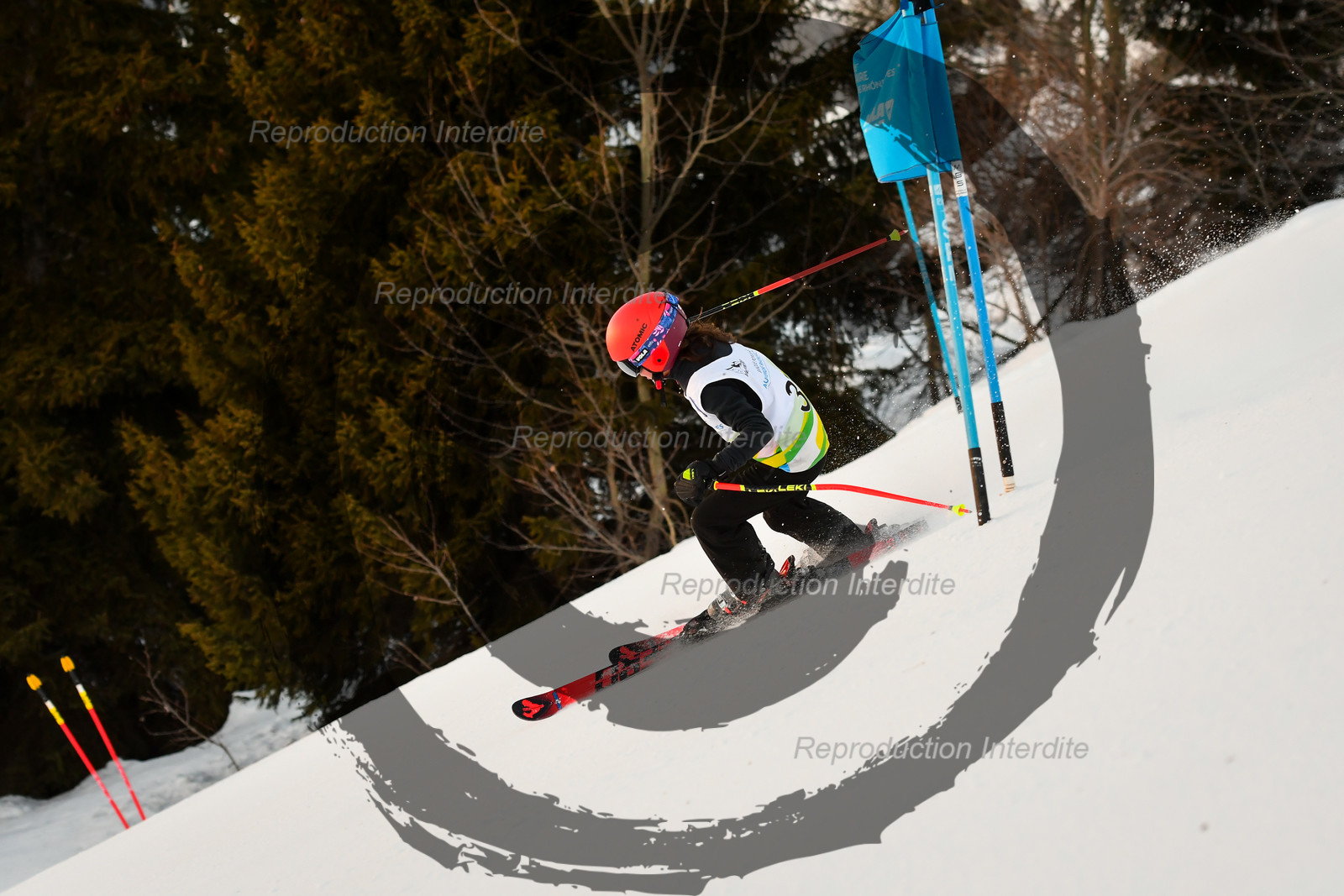 fleche Vaujany ESF Montfrais