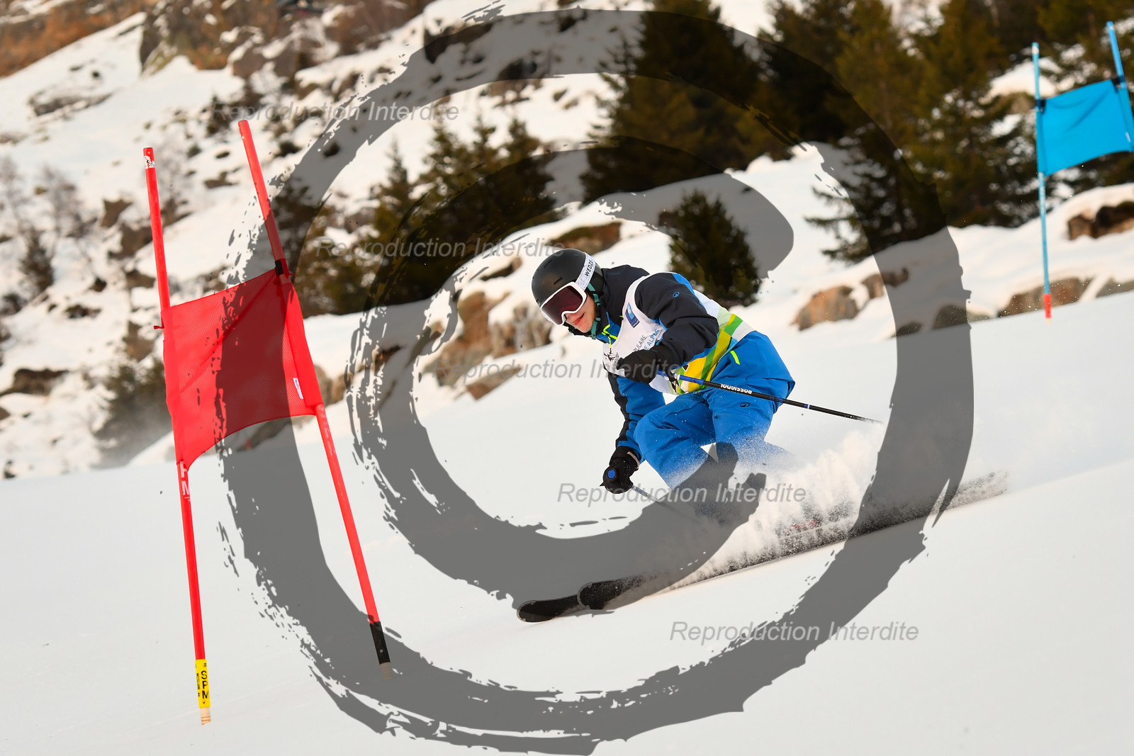 fleche Vaujany ESF Montfrais