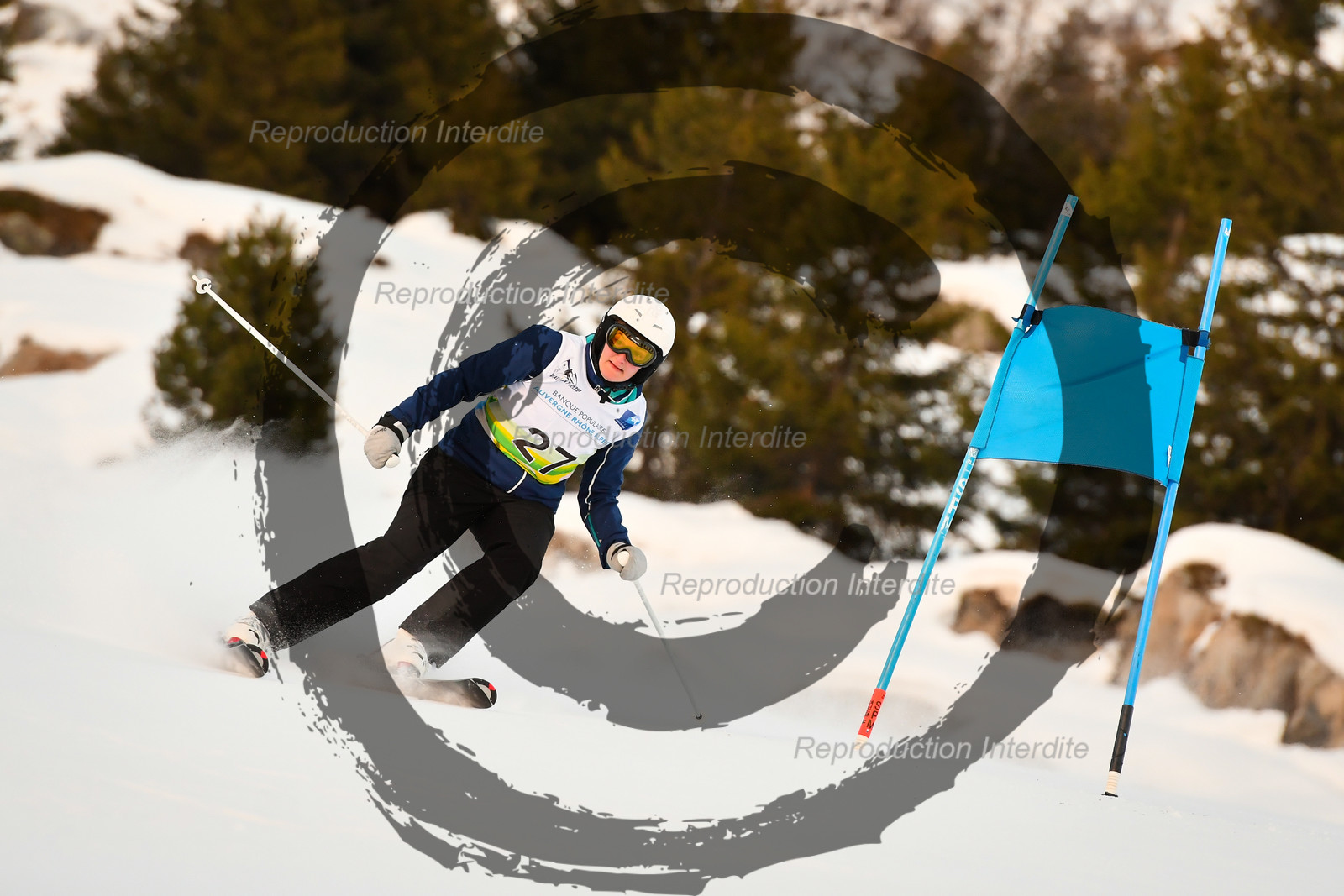 fleche Vaujany ESF Montfrais