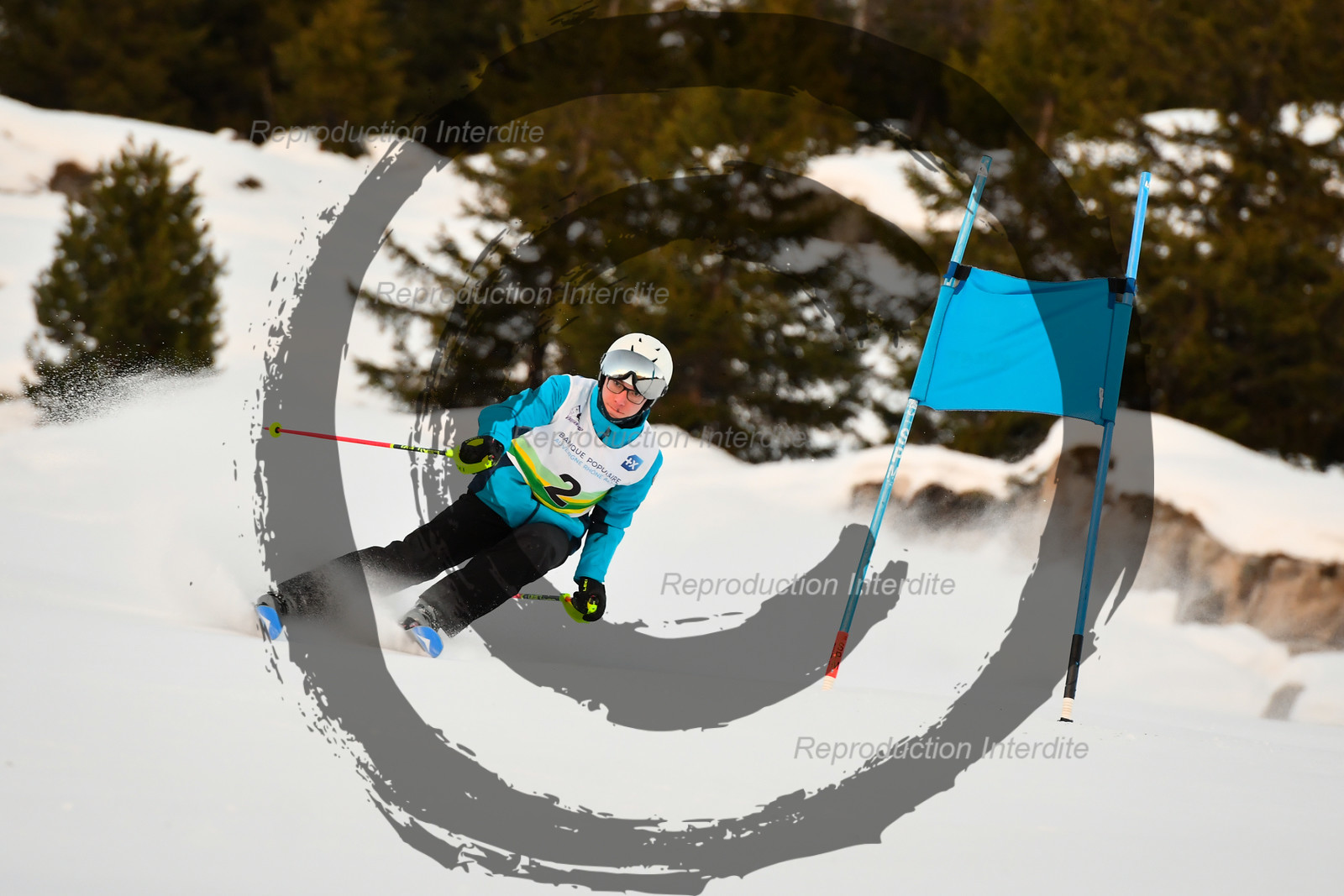 fleche Vaujany ESF Montfrais