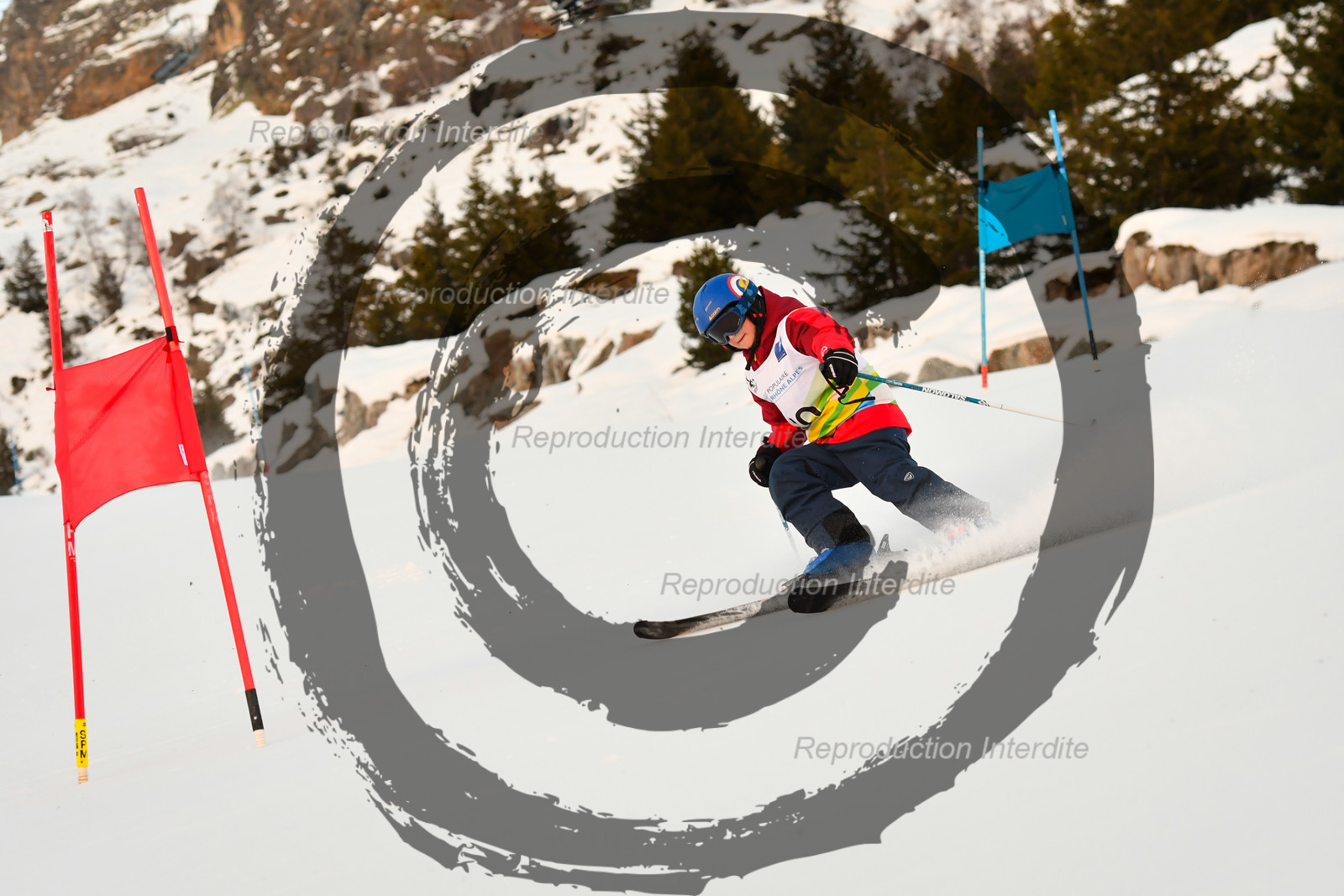 fleche Vaujany ESF Montfrais