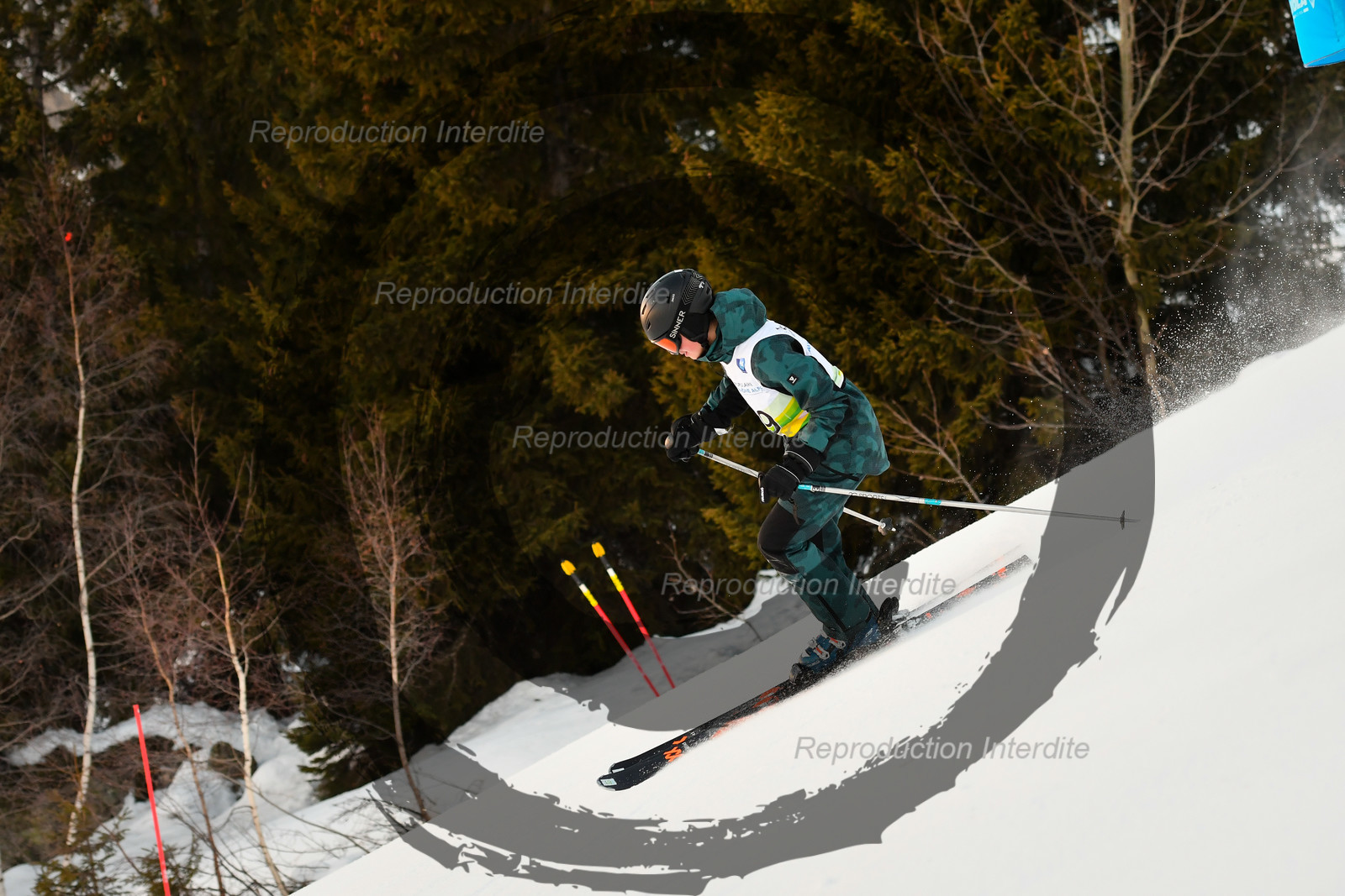 fleche Vaujany ESF Montfrais